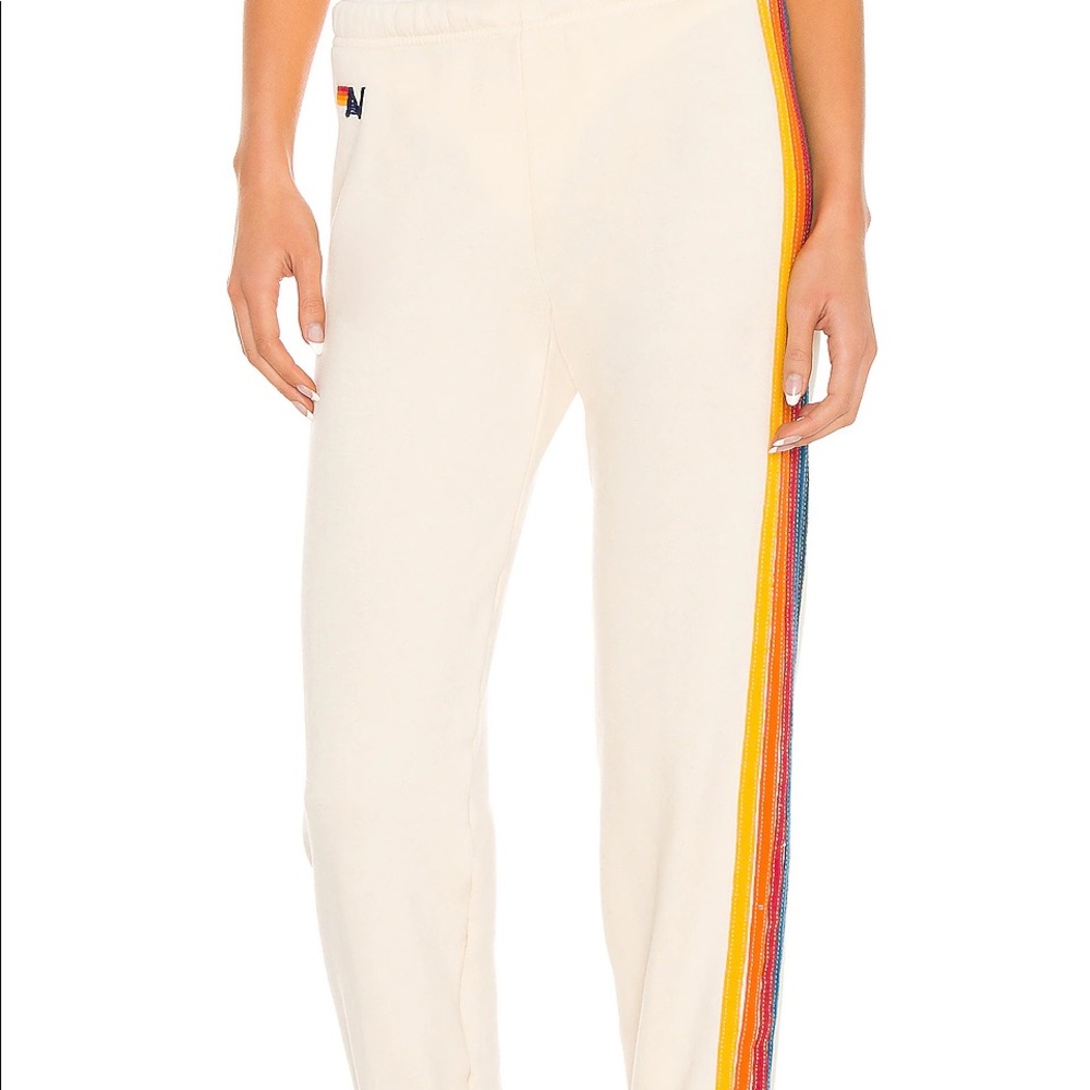 Aviator nation stripe sweatpants
